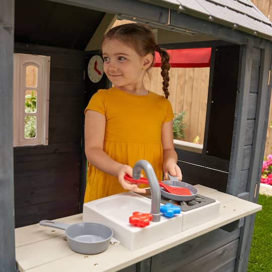 KidKraft Navy Wooden Riverscape Playhouse Set